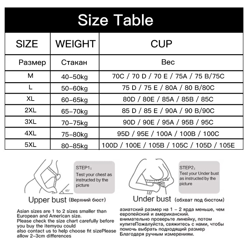 Female M-5XL Front Closure plus Size Bra Lace Push up Bra Underwear Crop Top Women Seamless Brassiere Lingerie