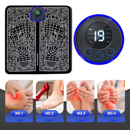Electric Foot Massager Pad Muscle Massage Relaxation Trainer for Massage Fitness Outdoor Sport Home Family Relax