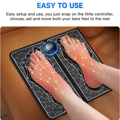 Electric Foot Massager Pad Muscle Massage Relaxation Trainer for Massage Fitness Outdoor Sport Home Family Relax